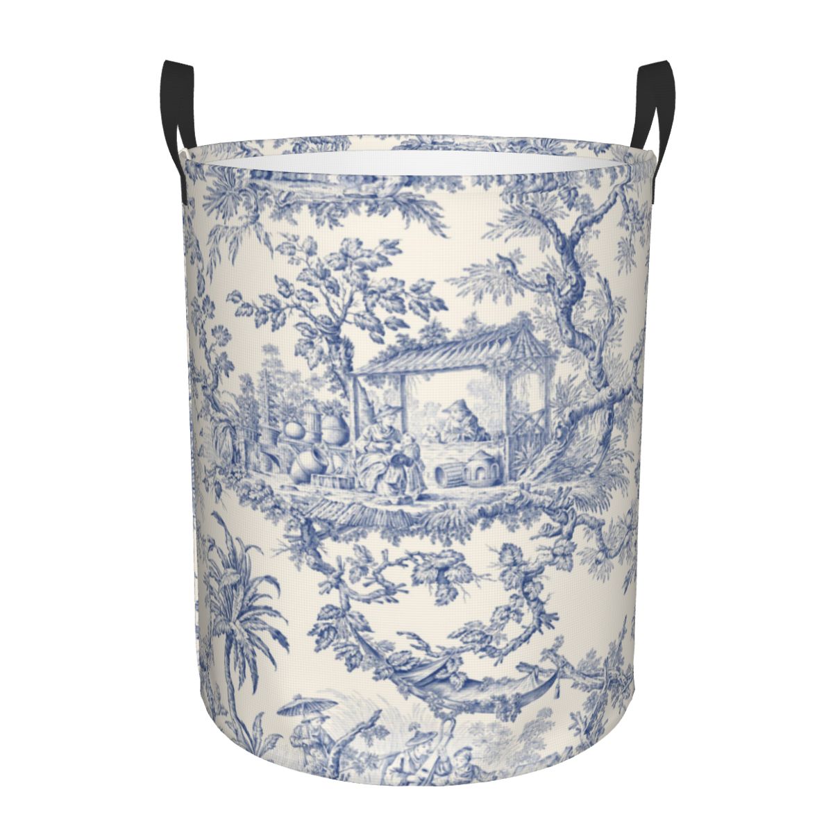 Kids Toys Basket - 사용자 정의 Toile De Jouy 패턴