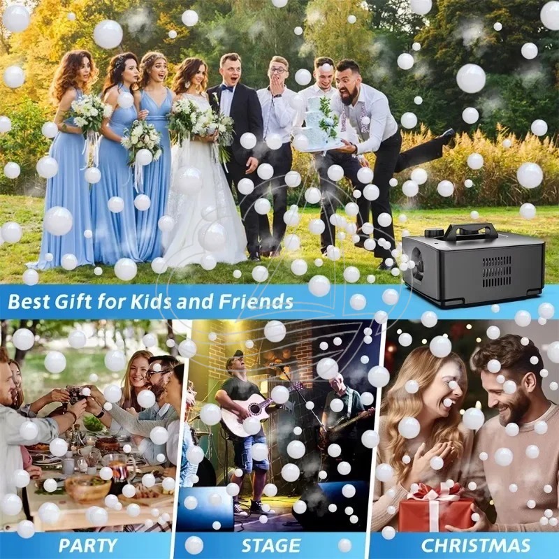 Bubble Machine Outdoor - 2-in-1 연기 버블 머신 휴대용 포그