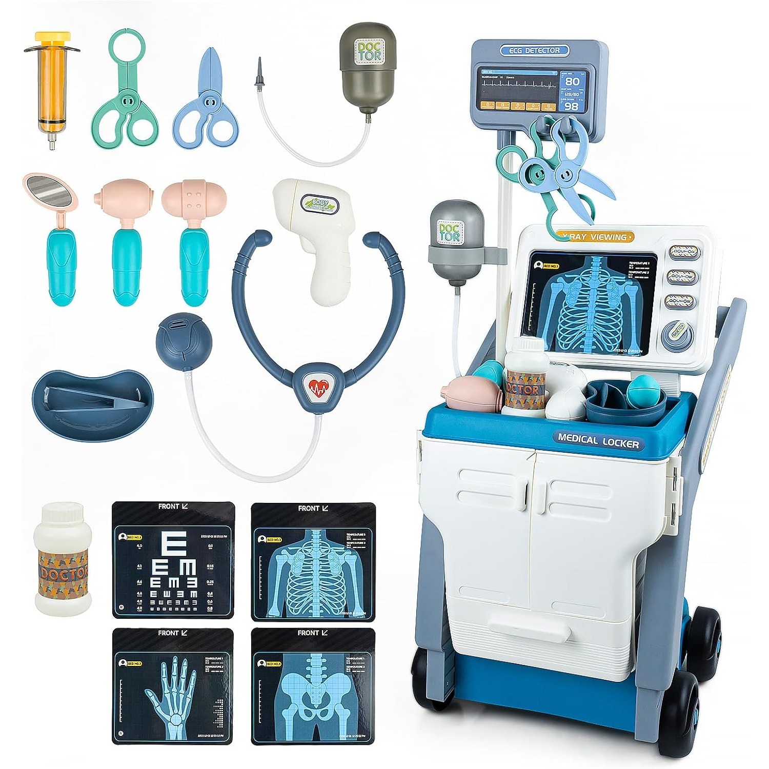 Kids Xray Toys - 의사 키트 장난감 척 유아를위한 의사