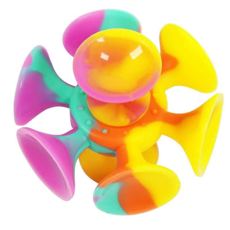 Kids Toys Unique - 독특한 흡착판 실리콘 피젯 스피너 불안