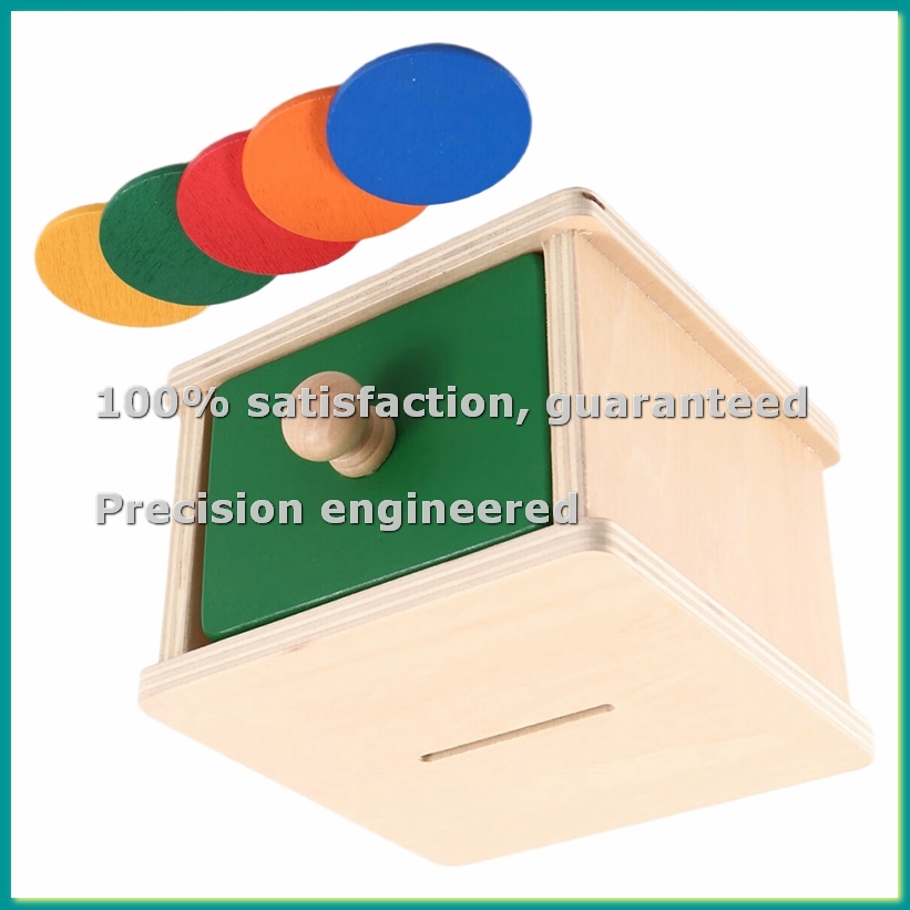 Kids Toys Drawers - 어린이 나무 동전 상자 서랍 게임