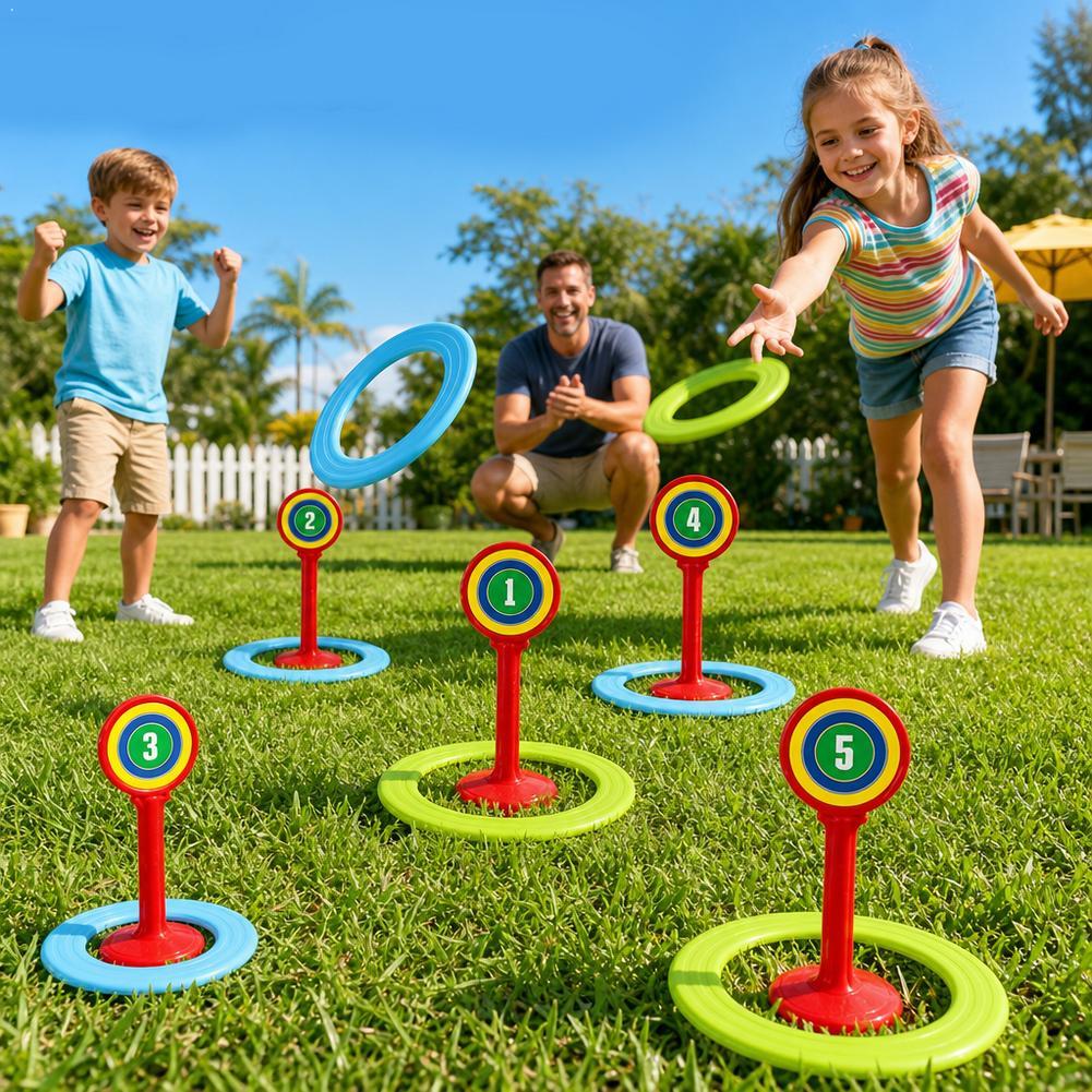 Kids Yard Toys - 어린이 플라스틱 게임 세트 야외 잔디밭
