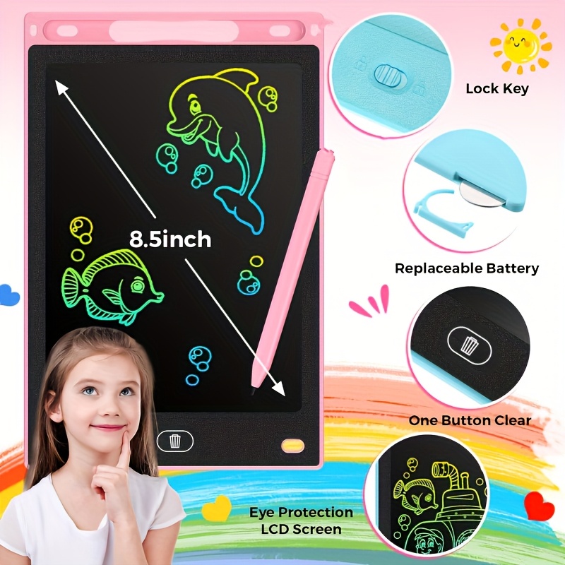 8.5 인치 LCD 그리기 태블릿의 30pcs 마술 칠 - Learning Tablet Kids 리뷰 및 가격