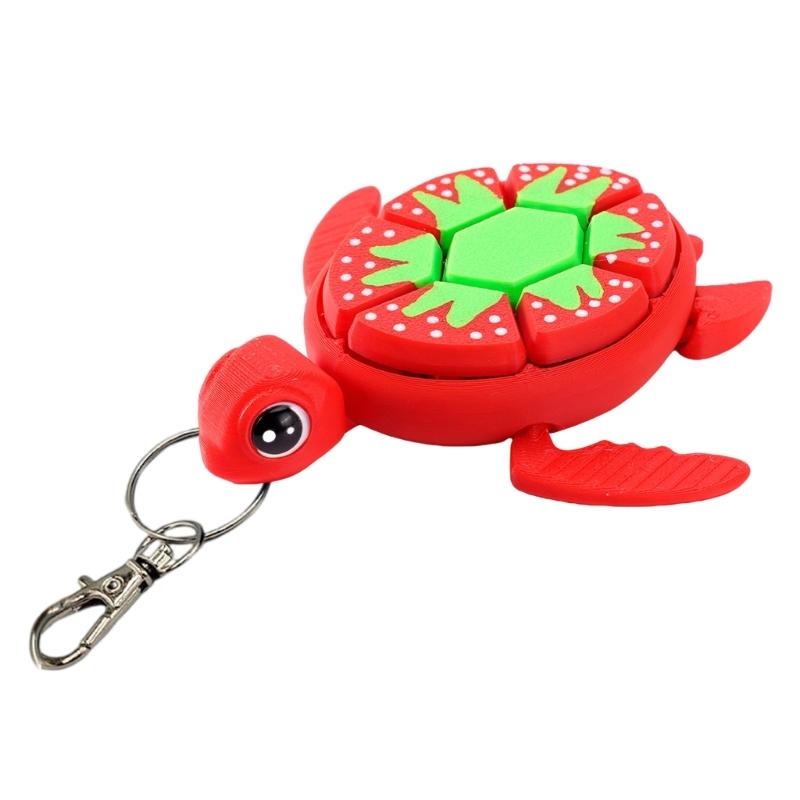 U13F 독특한 거북이 과일 키 체인 프레스 키 링 장 - Kids Toys Unique 리뷰 및 가격