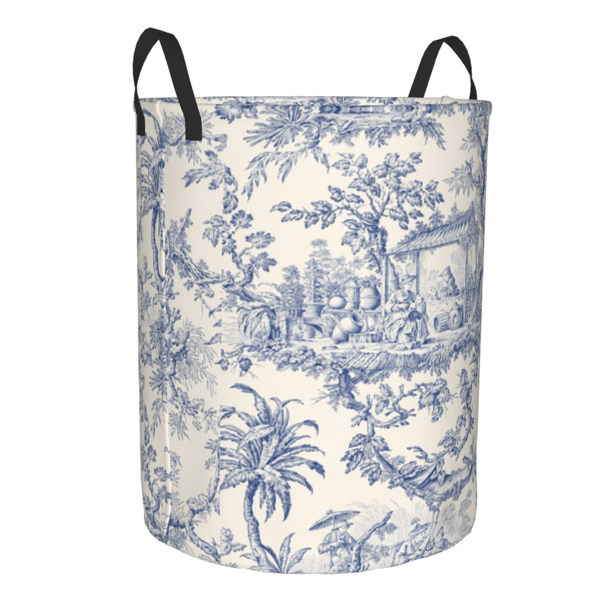 사용자 정의 Toile De Jouy 패턴 세탁 바구니 - Kids Toys Basket 리뷰 및 가격