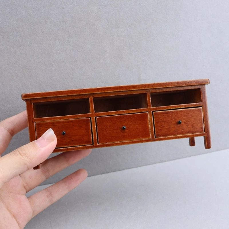 1/12 인형 집 캐비닛 나무 서랍 보관 어린이 놀이  - Kids Toys Drawers 리뷰 및 가격