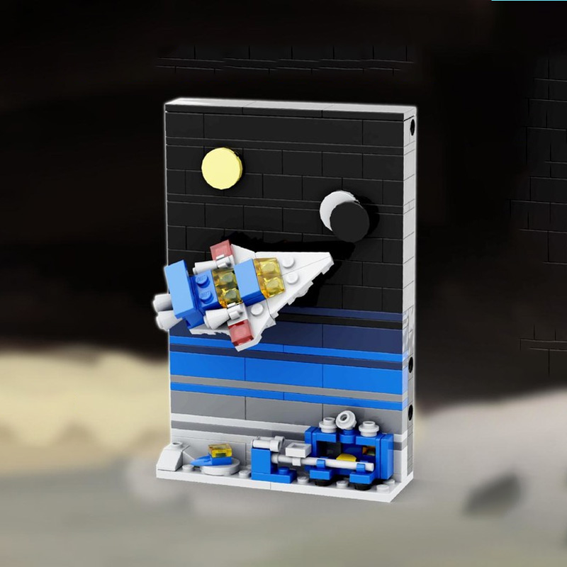 MOC 빌딩 블록 세트, 창의적인 엽서 스타일 우주선  - Kids Toys Unique 리뷰 및 가격