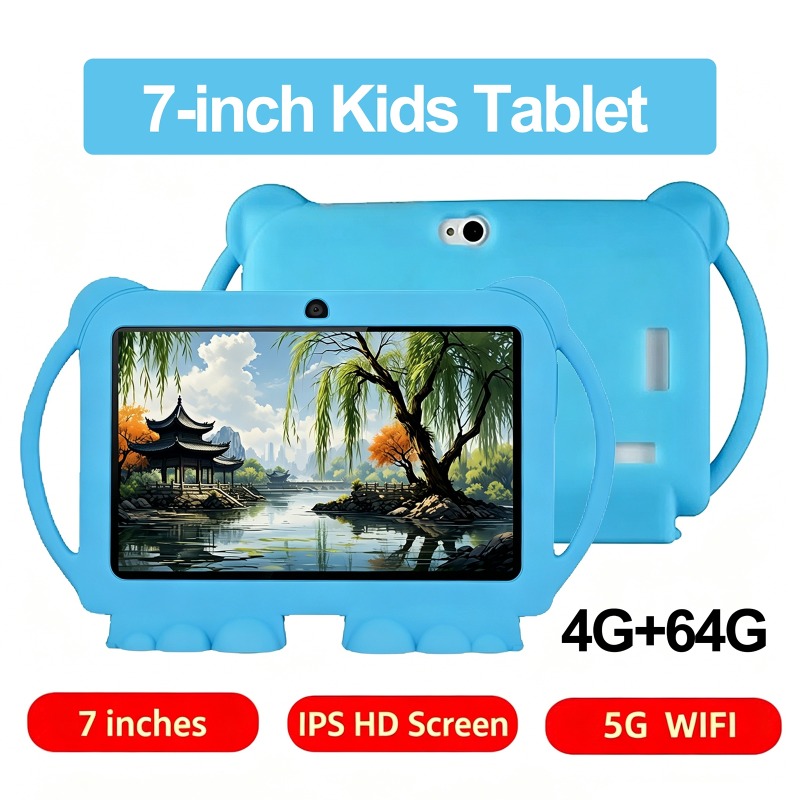 7인치 어린이용 태블릿, 만화 캐릭터 케이스, 4GB  - Learning Tablet Kids 리뷰 및 가격