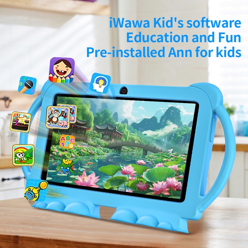 7인치 어린이용 태블릿, 만화 캐릭터 케이스, 4GB  - Learning Tablet Kids 리뷰 및 가격