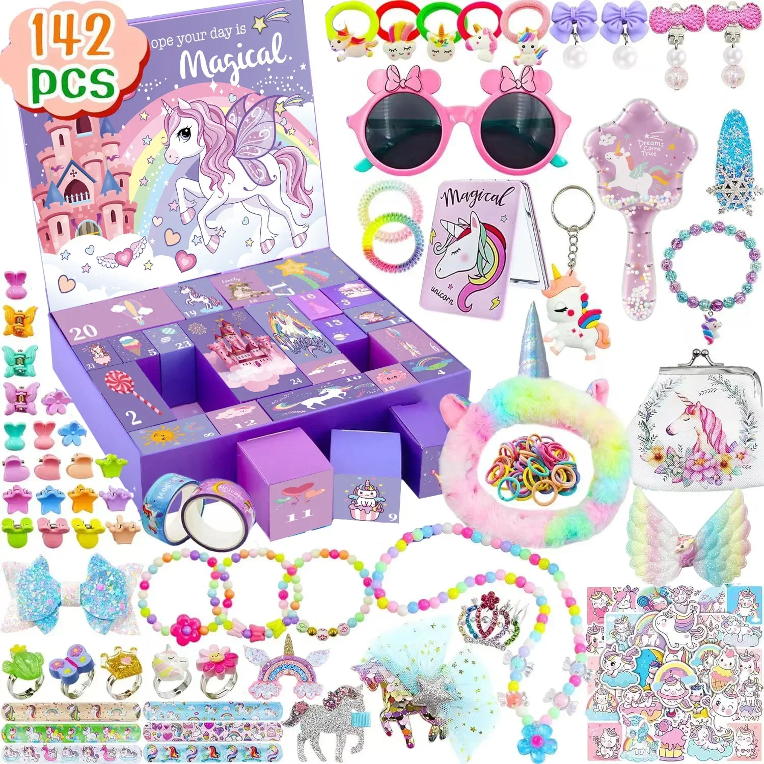 여아용 2025 크리스마스 강림절 달력 선물 상자, D - Kids Toys Christmas 2025 리뷰 및 가격