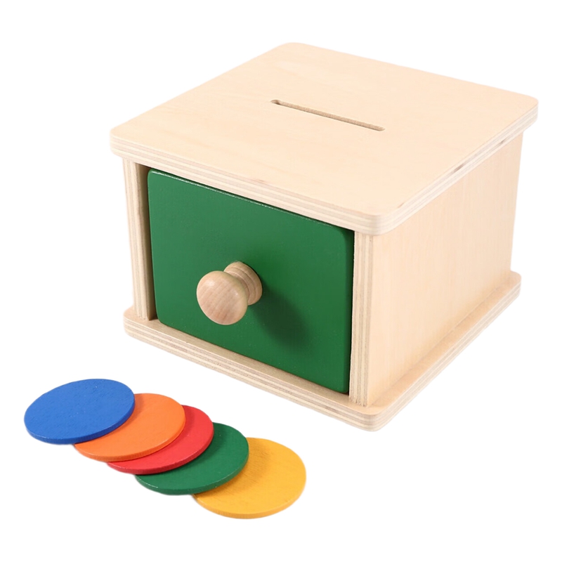 어린이 나무 동전 상자 서랍 게임 다채로운 나무 동전  - Kids Toys Drawers 리뷰 및 가격