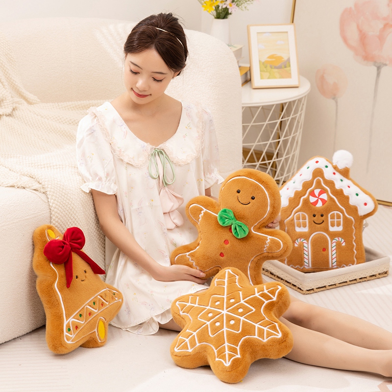 카툰 펀 2025 크리스마스 진저브레드 플러시 인형 베 - Kids Toys Christmas 2025 리뷰 및 가격